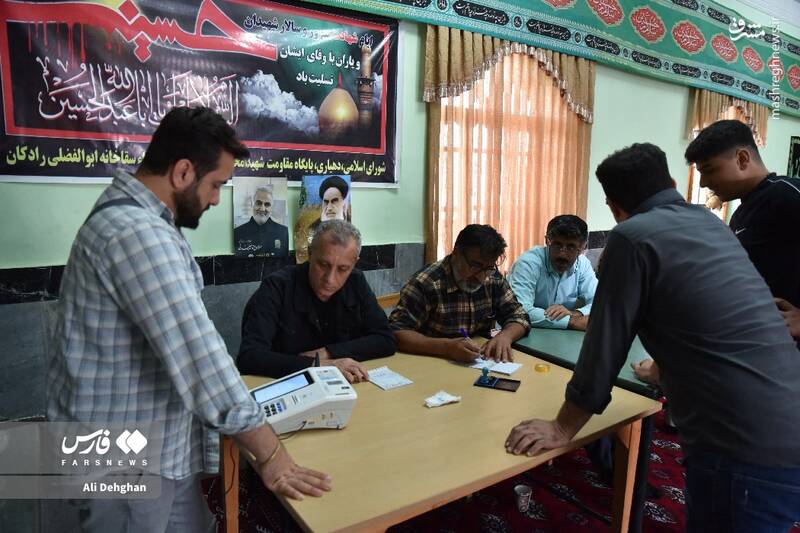 عکس/ رای گیری در مناطق کوهپایه گلستان