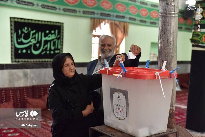 عکس/ رای گیری در مناطق کوهپایه گلستان