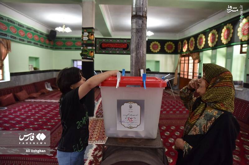 عکس/ رای گیری در مناطق کوهپایه گلستان