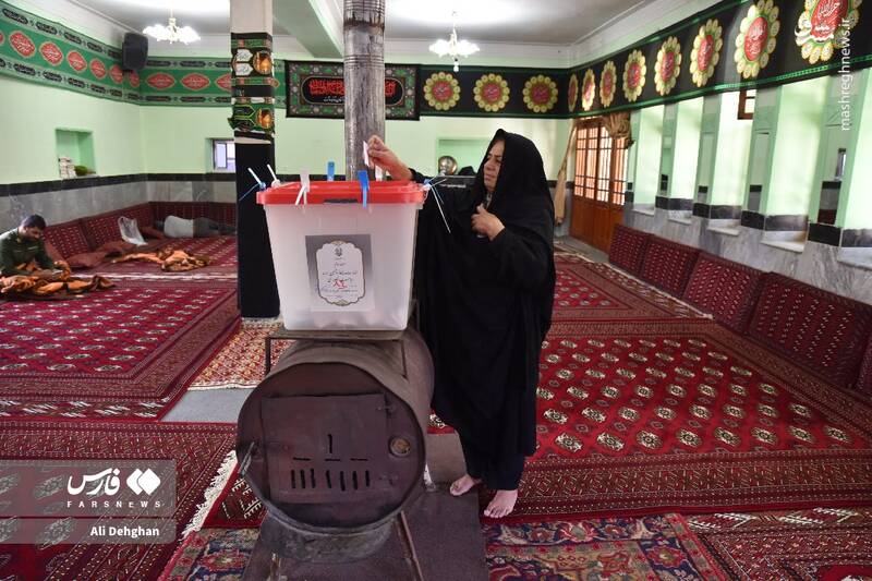 عکس/ رای گیری در مناطق کوهپایه گلستان