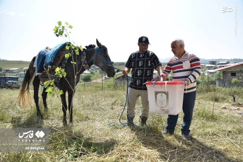 عکس/ رای گیری در مناطق کوهپایه گلستان