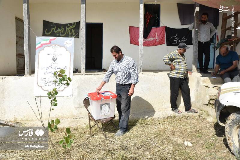 عکس/ رای گیری در مناطق کوهپایه گلستان
