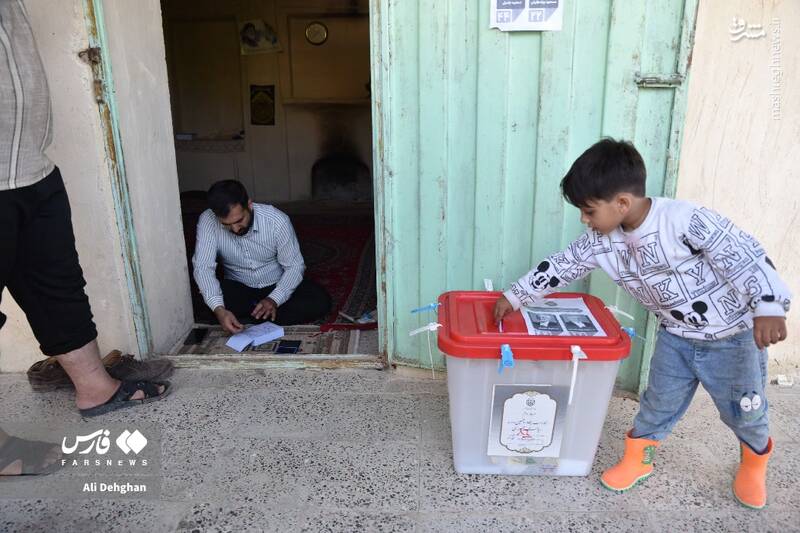 عکس/ رای گیری در مناطق کوهپایه گلستان