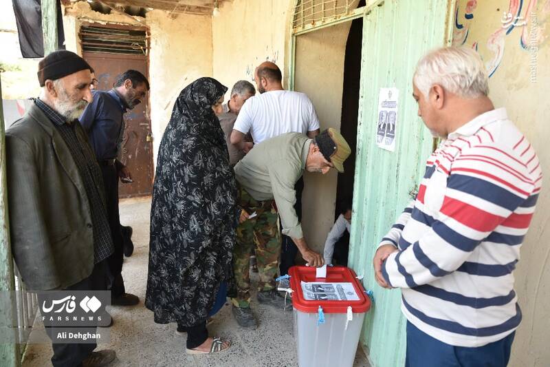 عکس/ رای گیری در مناطق کوهپایه گلستان