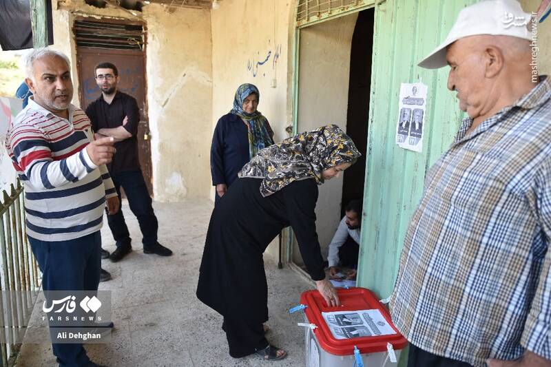 عکس/ رای گیری در مناطق کوهپایه گلستان
