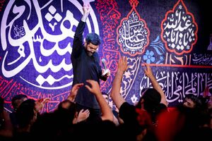 عکس/ نخستین شب از ماه عاشقی در هیئت فداییان حسین(ع)