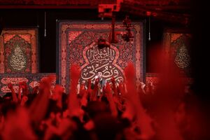 عکس/ شب اول ماه عاشقی با نوای رسولی