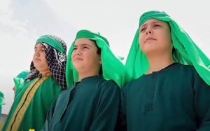فیلم/ حرکت نمادین کاروان امام حسین(ع) در قشم