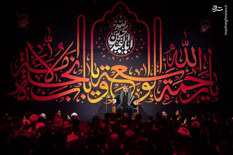 عکس/ نخستین شب از ماه نوکری در هیئت فاطمیون قم