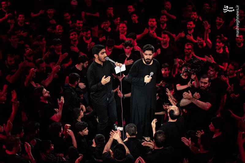 عکس/ نخستین شب از ماه نوکری در هیئت فاطمیون قم