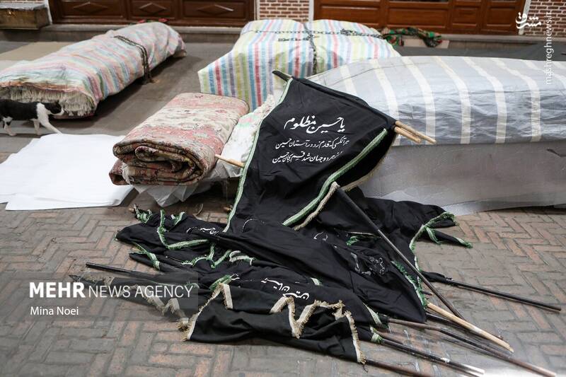 عکس/ سیاه پوش شدن بازار تاریخی تبریز