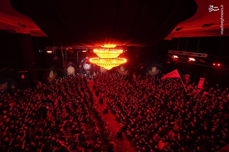 عکس/ شب سوم ماه عاشقی در هیئت آیین حسینی