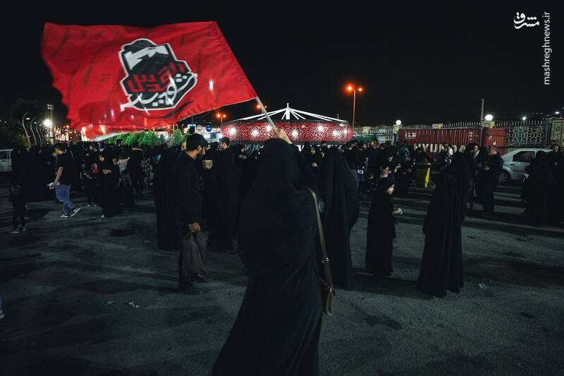 عکس/ شب سوم ماه عاشقی در هیئت آیین حسینی