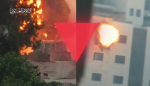 فیلم/ انهدام ادوات جنگی اشغالگران در محله تل‌الهوا غزه