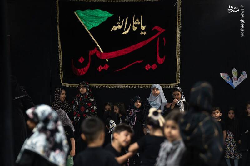 عکس/ شب چهارم محرم الحرام در هیئت آیین حسینی