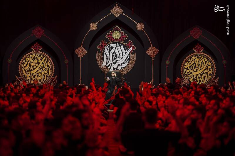 عکس/ شب چهارم محرم الحرام در هیئت آیین حسینی