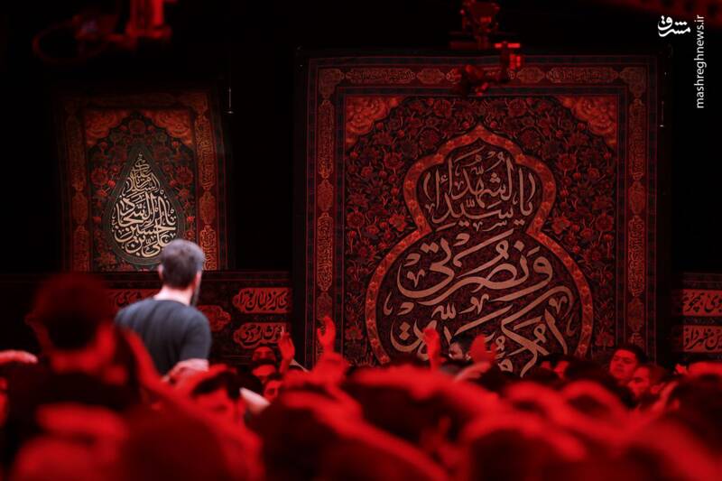 عکس/ شب چهارم ماه محرم در هیئت ثارالله زنجان