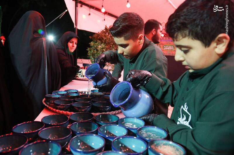 عکس/ شب چهارم ماه محرم در هیئت ثارالله زنجان