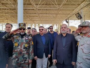 فیلم/ ورود وزیر کشور ایران و عراق به مرز خسروی