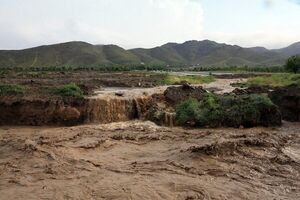 تخلیه روستای قوشخانه به دلیل جاری شدن سیلاب