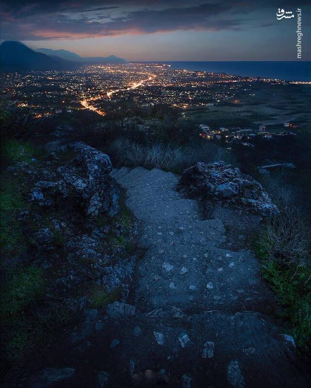 نمایی چشم‌نواز از شهر زیبای رامسر