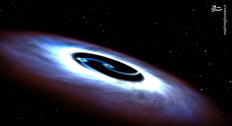 یک سیاهچاله دوتایی که در مرکز نزدیکترین کهکشان میزبان کوازار به زمین یافت شده است