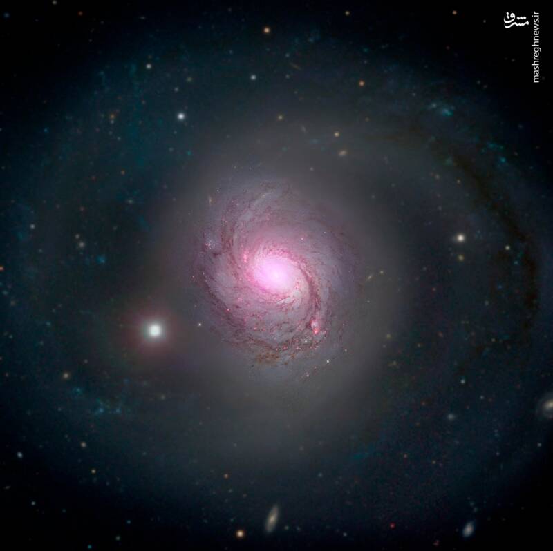 کهکشان 1068 در فاصله 47 میلیون سال نوری از ما در صورت فلکی قبرس قرار دارد.