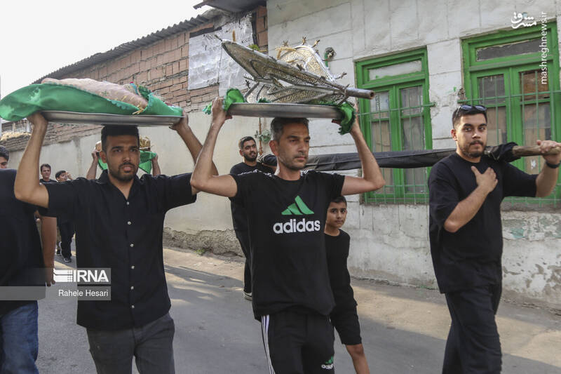 عکس/ آیین سنتی طوق بندان