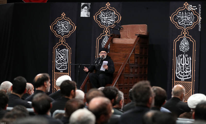 مراسم عزاداری شب تاسوعای حسینی با حضور رهبر انقلاب +عکس و فیلم