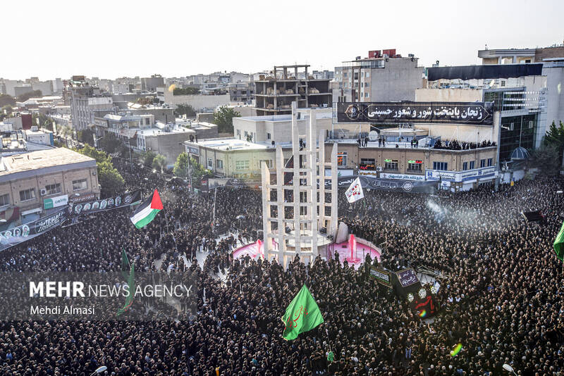 یوم العباس هشتم محرم در زنجان