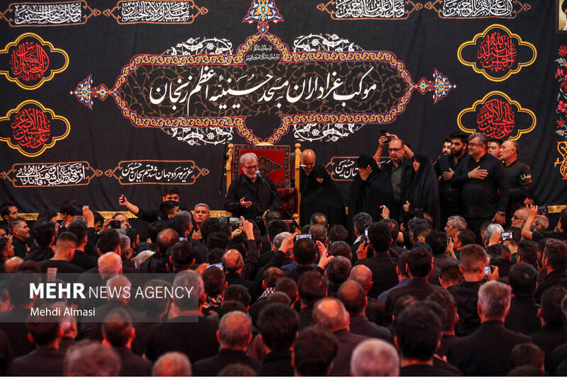 یوم العباس هشتم محرم در زنجان