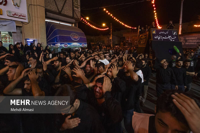 یوم العباس هشتم محرم در زنجان