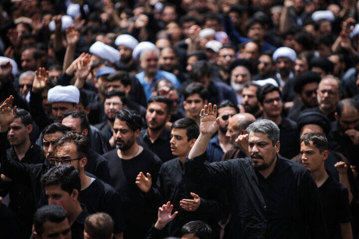 زنجان غرق ماتم و عزا در تاسوعای حسینی