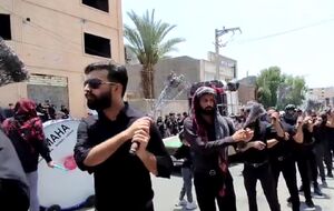 فیلم/ عزاداری مردم زاهدان در عاشورای حسینی