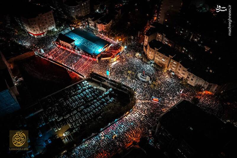 ایران یکپارچه عزادار حسین بن علی(ع) +فیلم و عکس