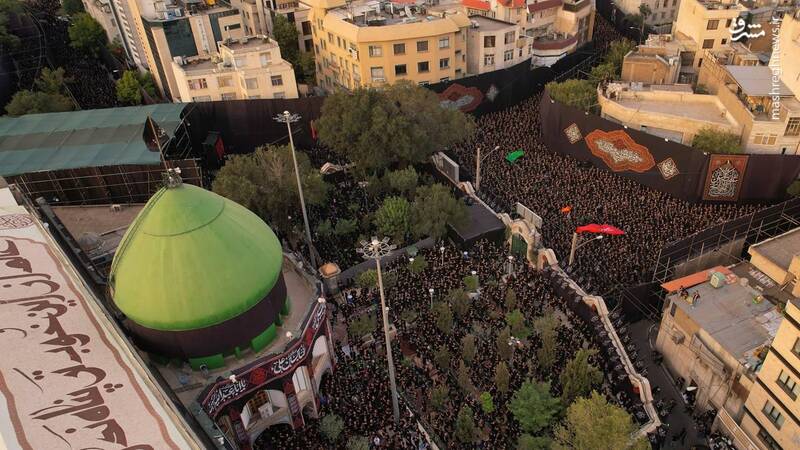 ایران یکپارچه عزادار حسین بن علی(ع) +فیلم و عکس