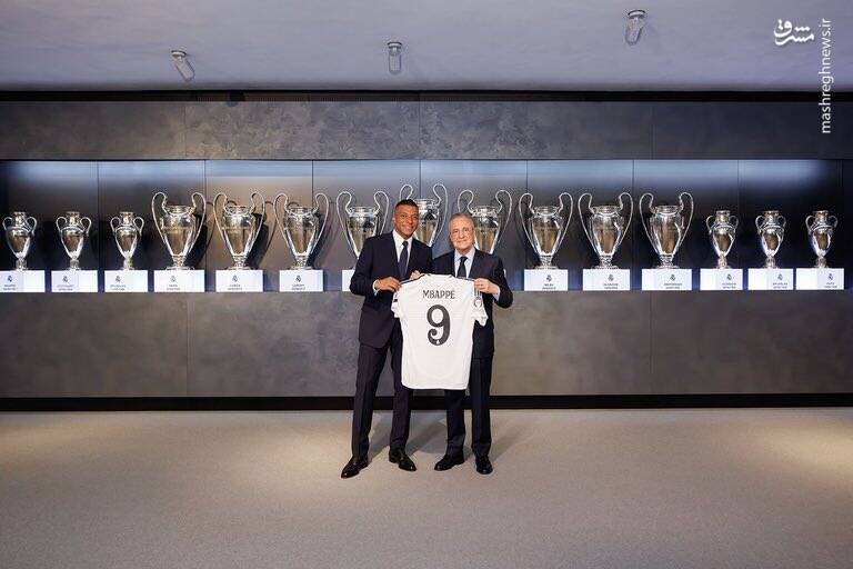 رونمایی باشکوه رئالمادرید از امباپه در حضور زیدان +عکس