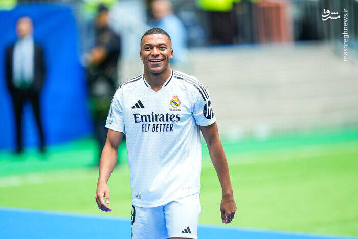 رونمایی باشکوه رئالمادرید از امباپه در حضور زیدان +عکس