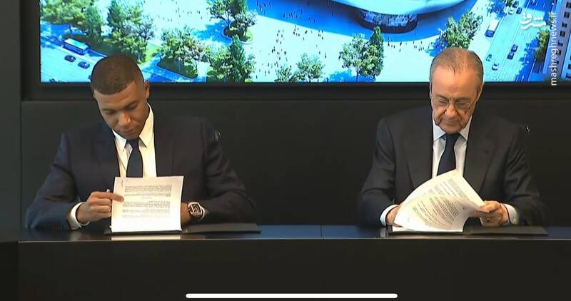 رونمایی باشکوه رئالمادرید از امباپه در حضور زیدان +عکس