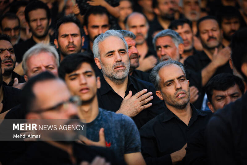 دسته عزاداری عصر عاشورا در زنجان