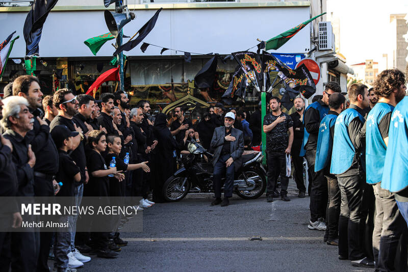 دسته عزاداری عصر عاشورا در زنجان