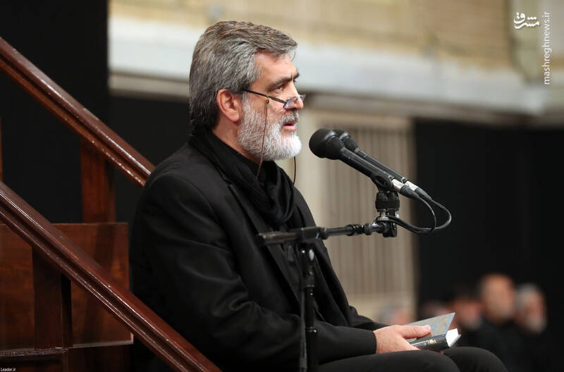 مراسم عزاداری شام غریبان حسینی با حضور رهبر انقلاب +عکس و فیلم