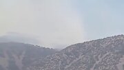 آتش‌سوزی در کوه‌های جنوب خرم‌آباد