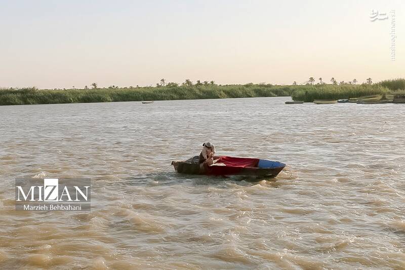 عکس/ صید ماهی روی پل صنگور آبادان