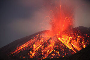 فیلم/ فوران آتشفشان ساکوراجیما در ژاپن