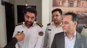ماموران پلیس راه مانع آتش سوزی یک مرتع شدند+ فیلم