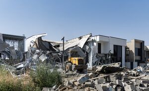تخریب ساخت و ساز غیرمجاز در ساوجبلاغ