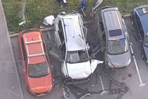 فیلم/ وقوع انفجار خودرو در روسیه
