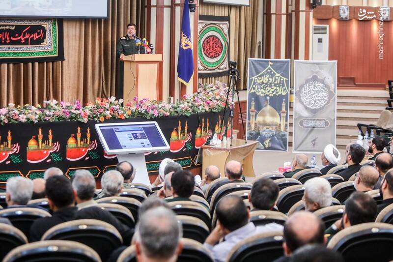 عکس/ مراسم تکریم و معارفه معاون روابط عمومی کل سپاه