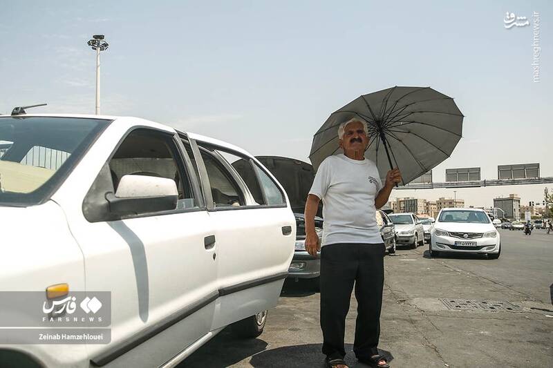 عکس/ حرارت در پایتخت